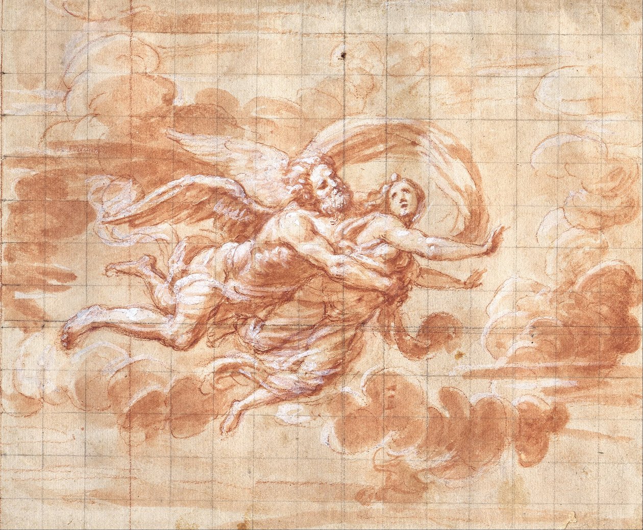 Boreas Ontvoert Orithyia door Giovanni Maria Morandi