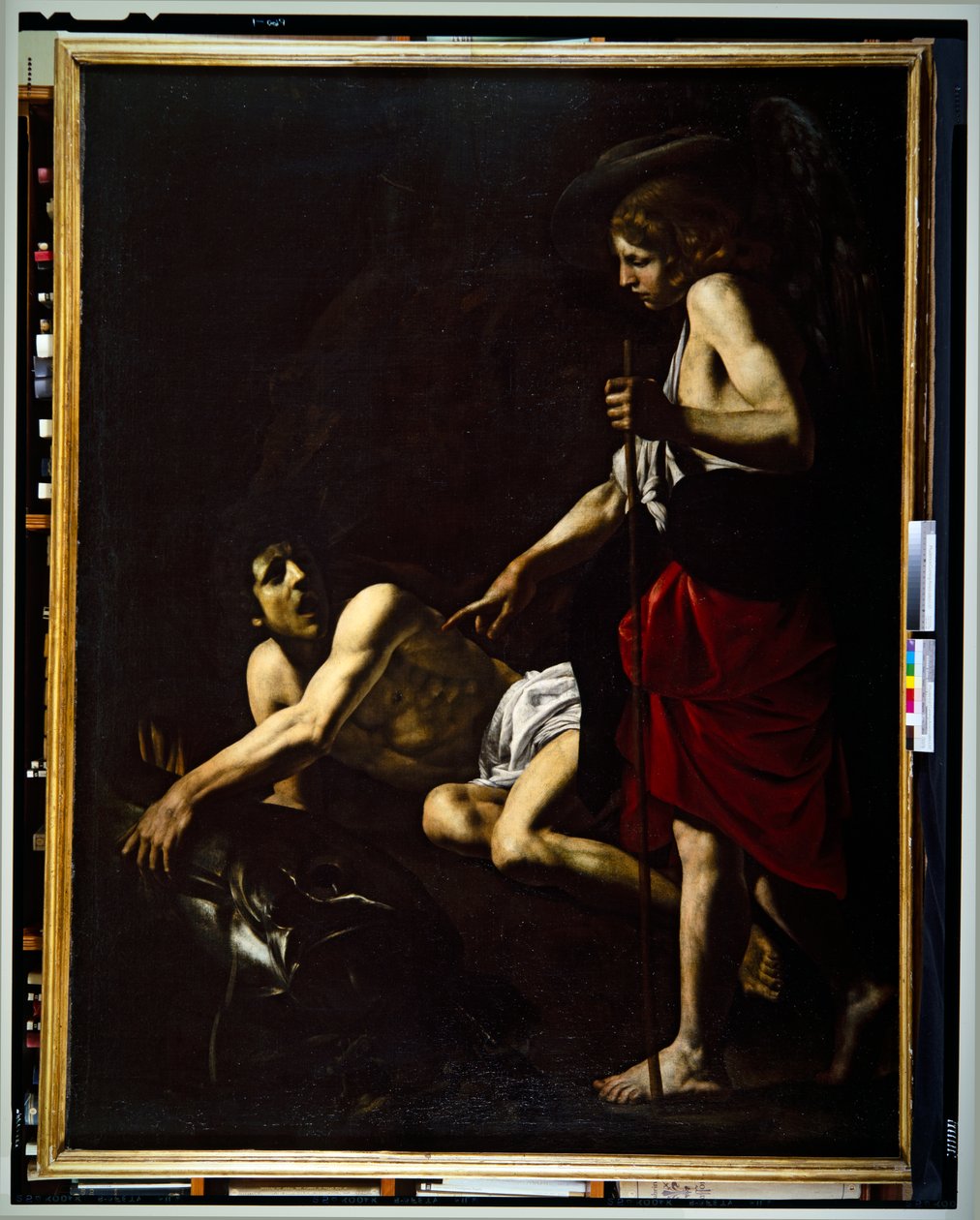 Tobias en de Engel door Giovanni Battista Caracciolo