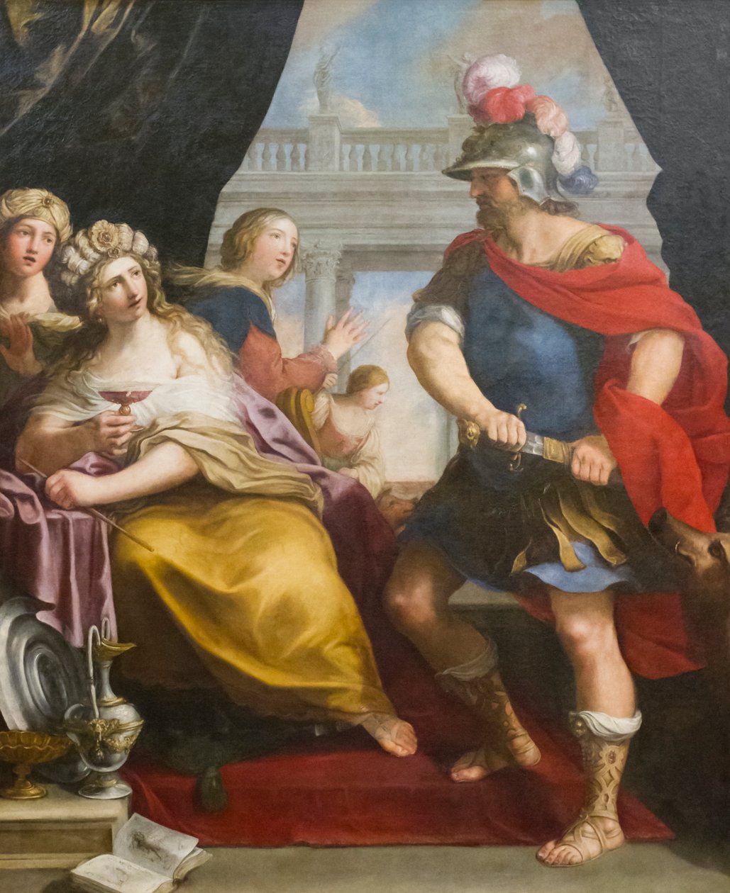 Ulysses en Circe door Giovanni Andrea Sirani