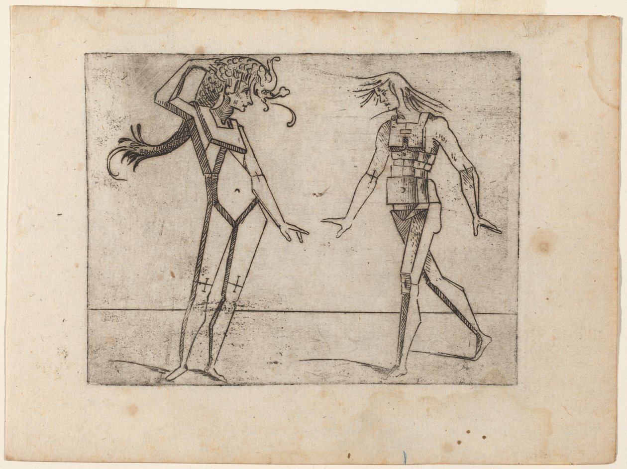 Uit "Bizzarie di varie Figure" door Giovanni Battista Bracelli