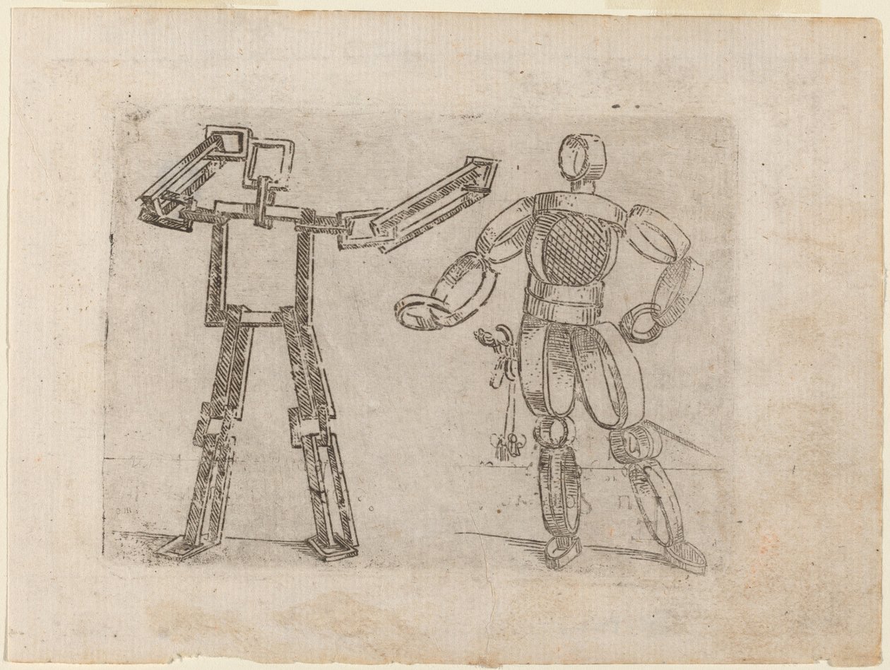 Uit "Bizzarie di varie Figure" door Giovanni Battista Bracelli