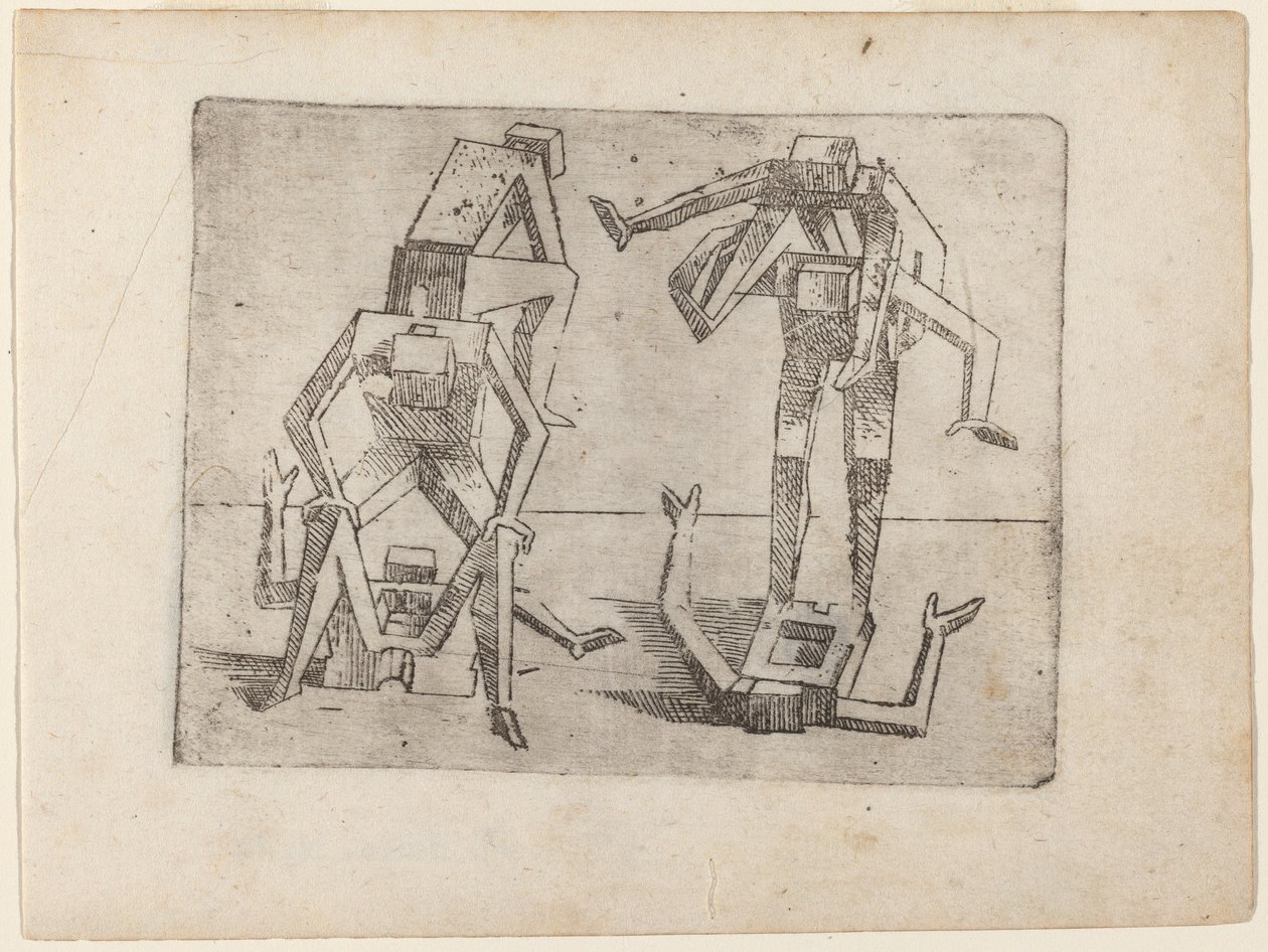 Uit "Bizzarie di varie Figure" door Giovanni Battista Bracelli