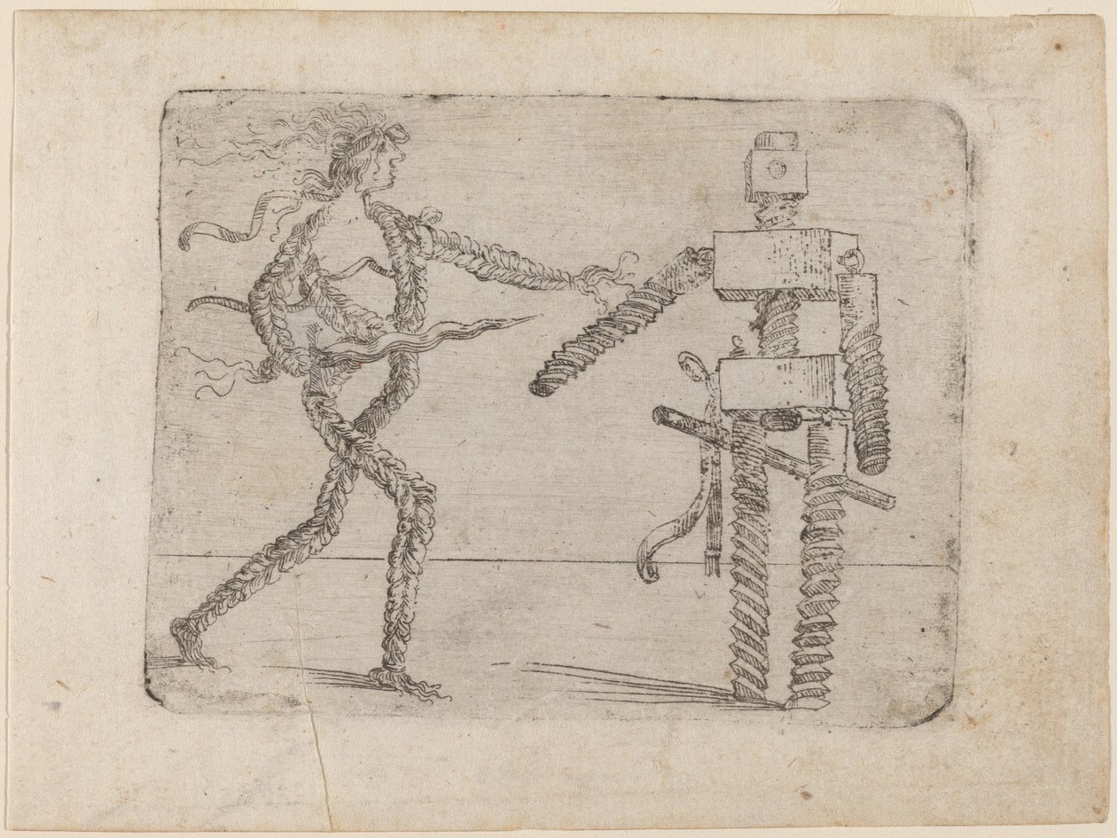 Uit "Bizzarie di varie Figure" door Giovanni Battista Bracelli