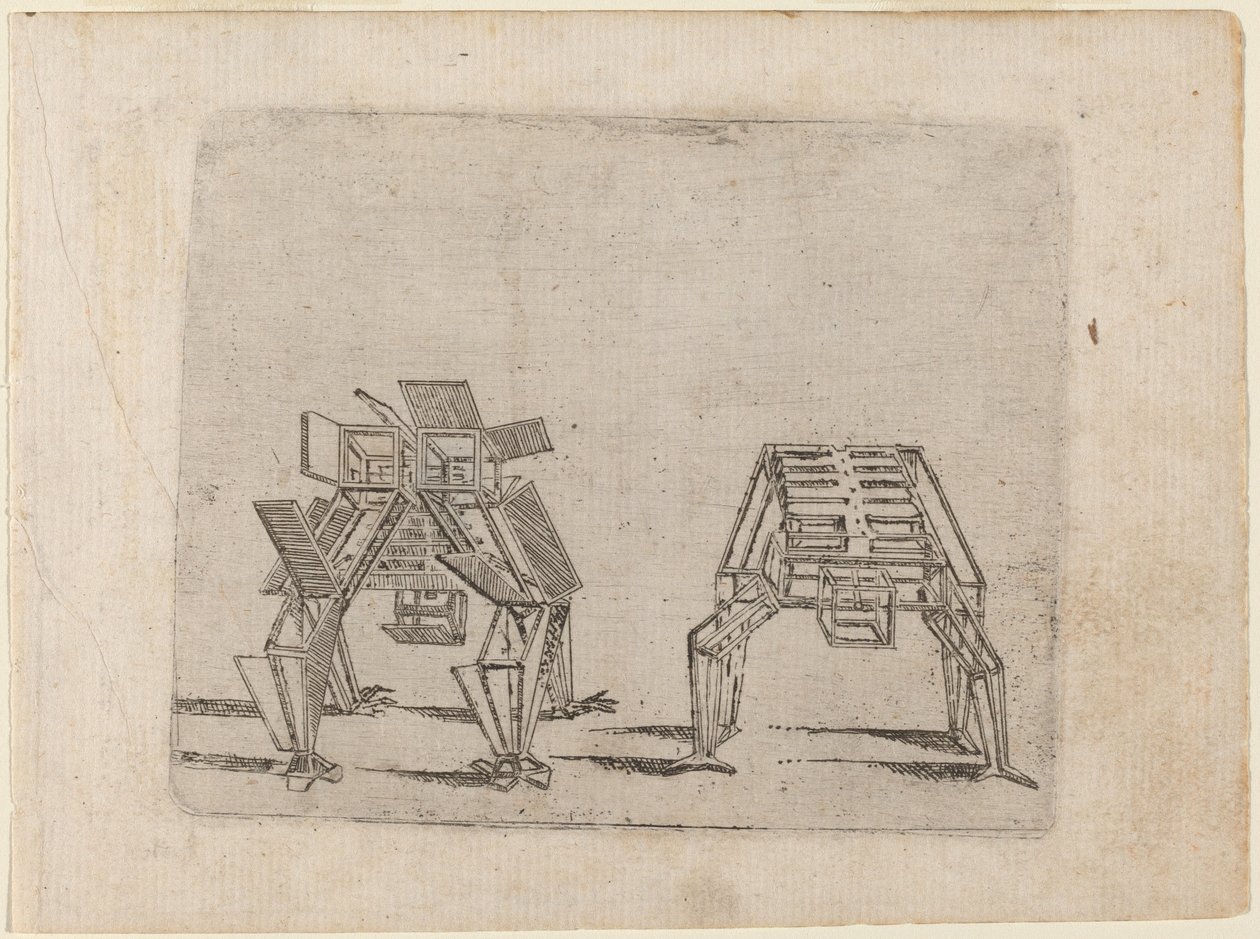 Uit "Bizzarie di varie Figure" door Giovanni Battista Bracelli
