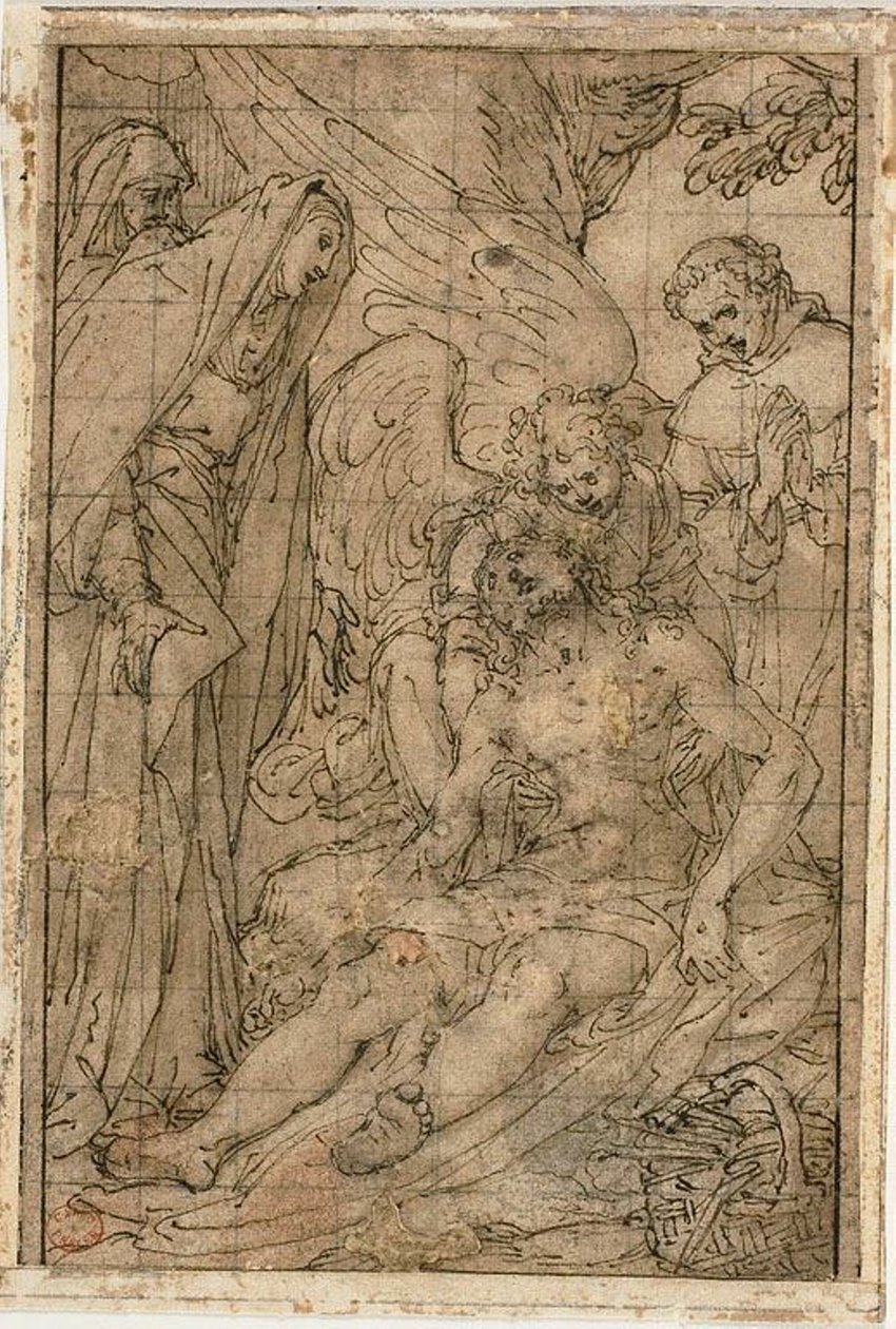 Pietà door Giovanni Battista Castello