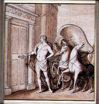 Apollo en zijn Wagen door Giovanni Battista Cipriani