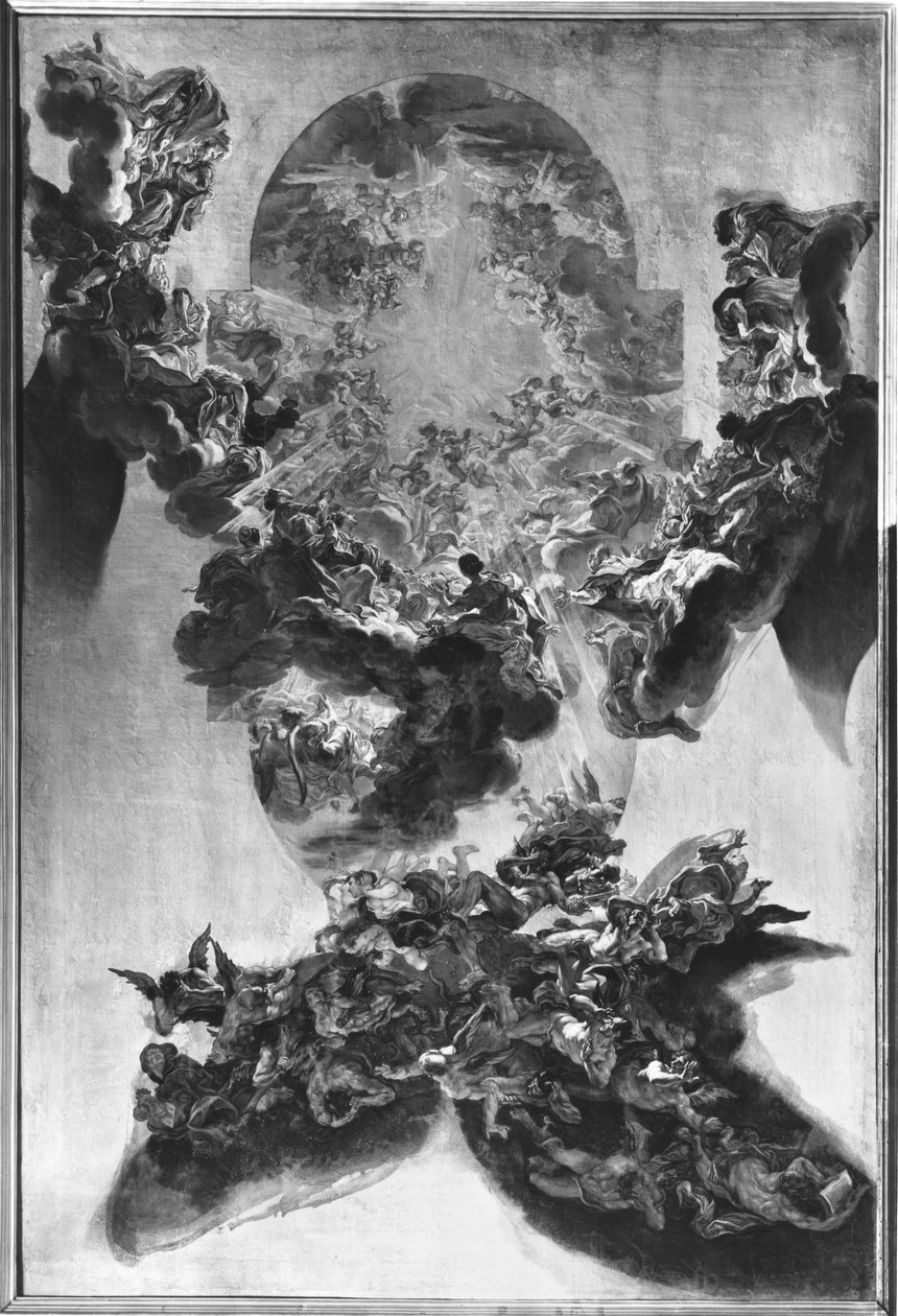 Triomf in de Naam van Jezus door Giovanni Battista Gaulli