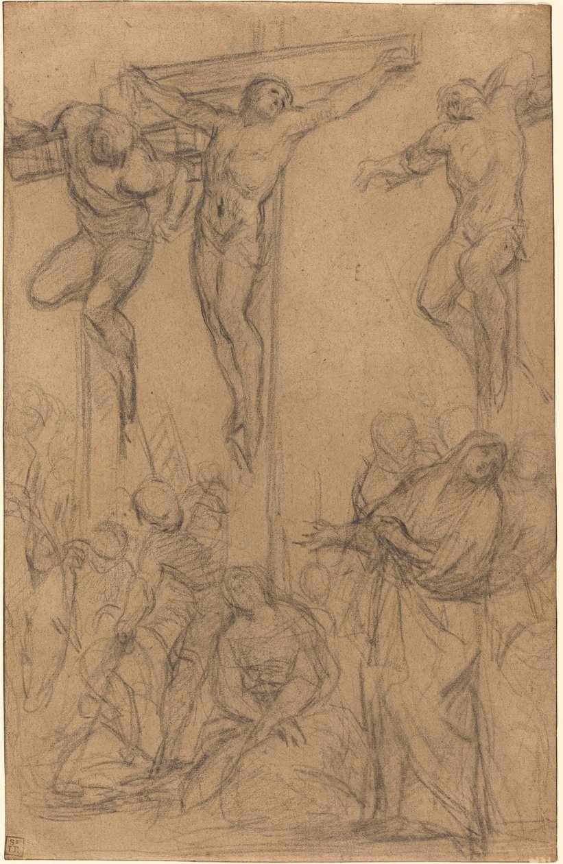 De Kruisiging door Giovanni Battista Naldini