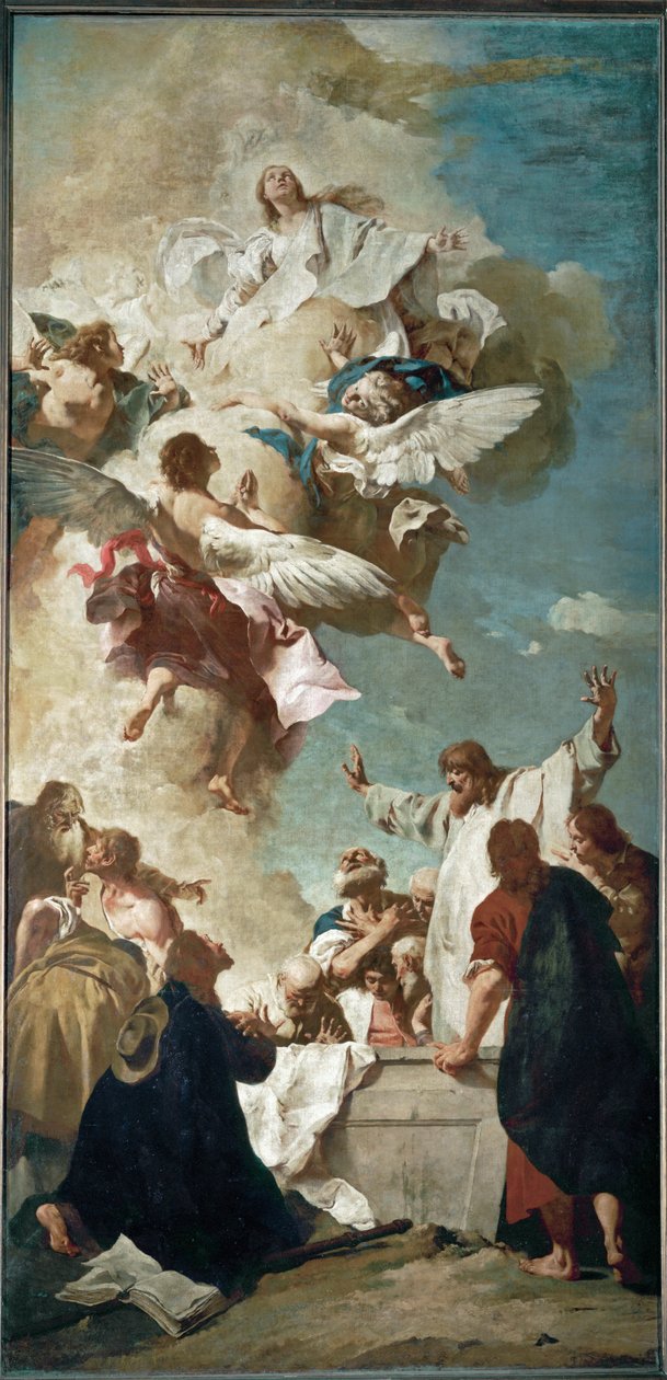 De aanname van de Maagd ... door Giovanni Battista Piazzetta