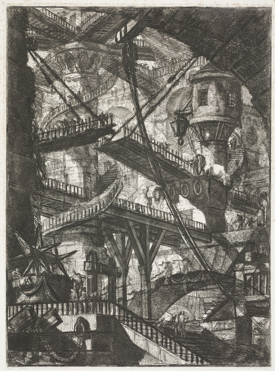 De Ophaalbrug door Giovanni Battista Piranesi