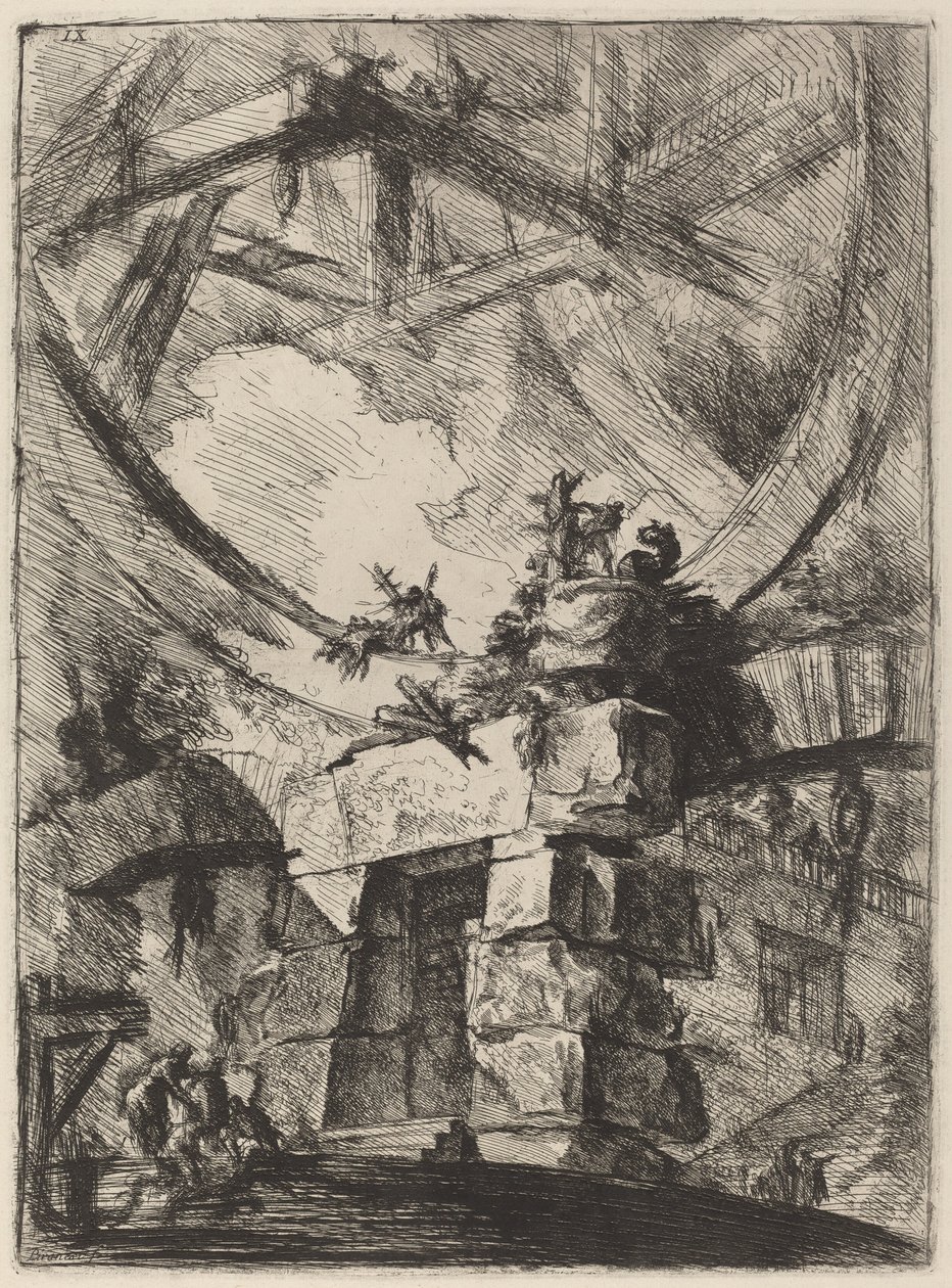 Het Reuzenrad door Giovanni Battista Piranesi