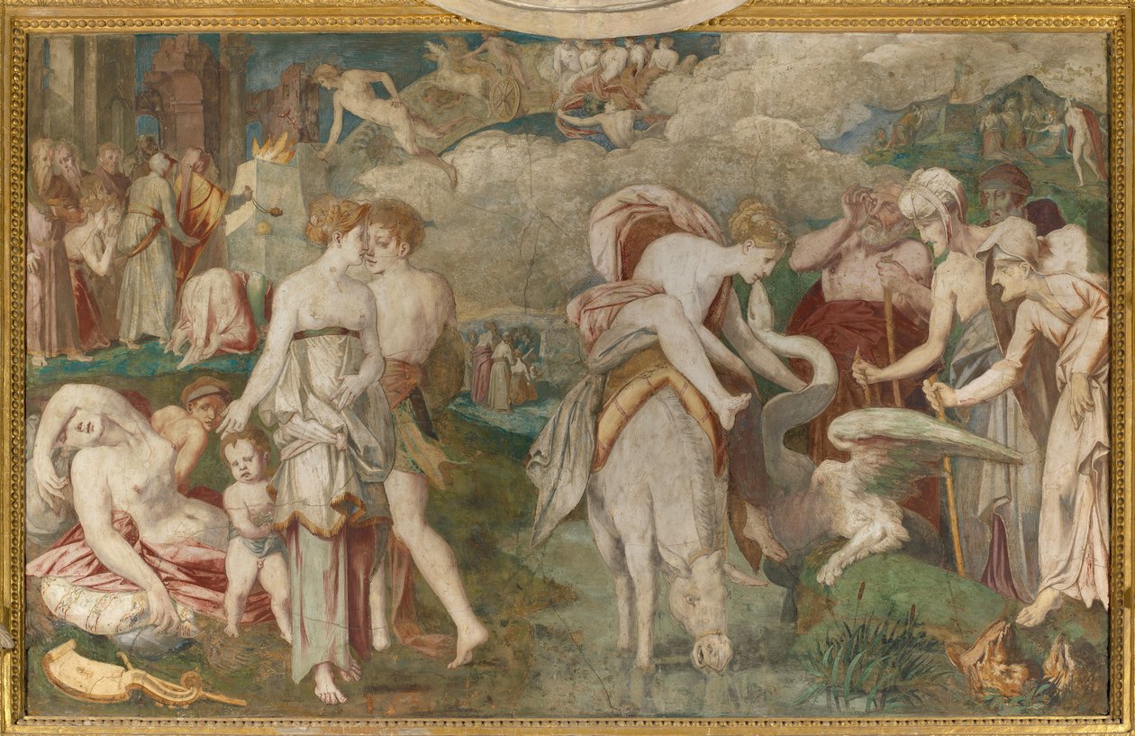 Verloren jeugd door Giovanni Battista Rosso Fiorentino