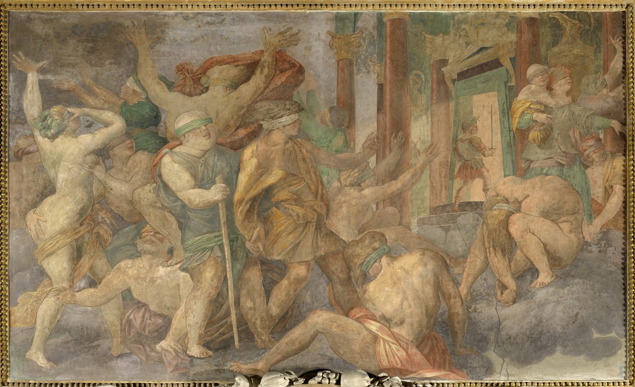 De Chassee Ignorance door Giovanni Battista Rosso Fiorentino