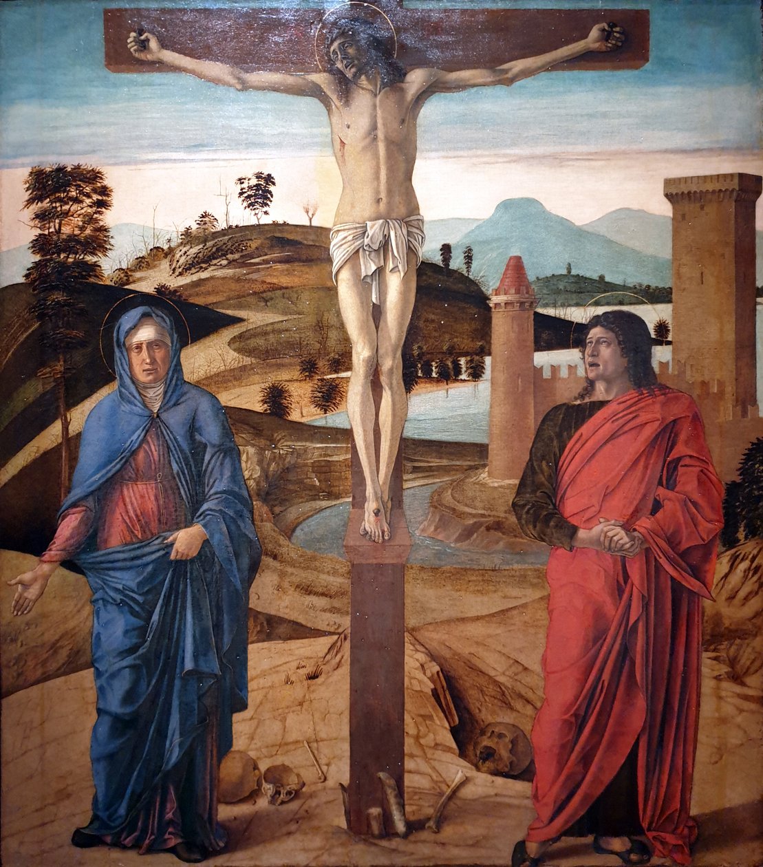Frans: Le Calvaire Calvary door Giovanni Bellini