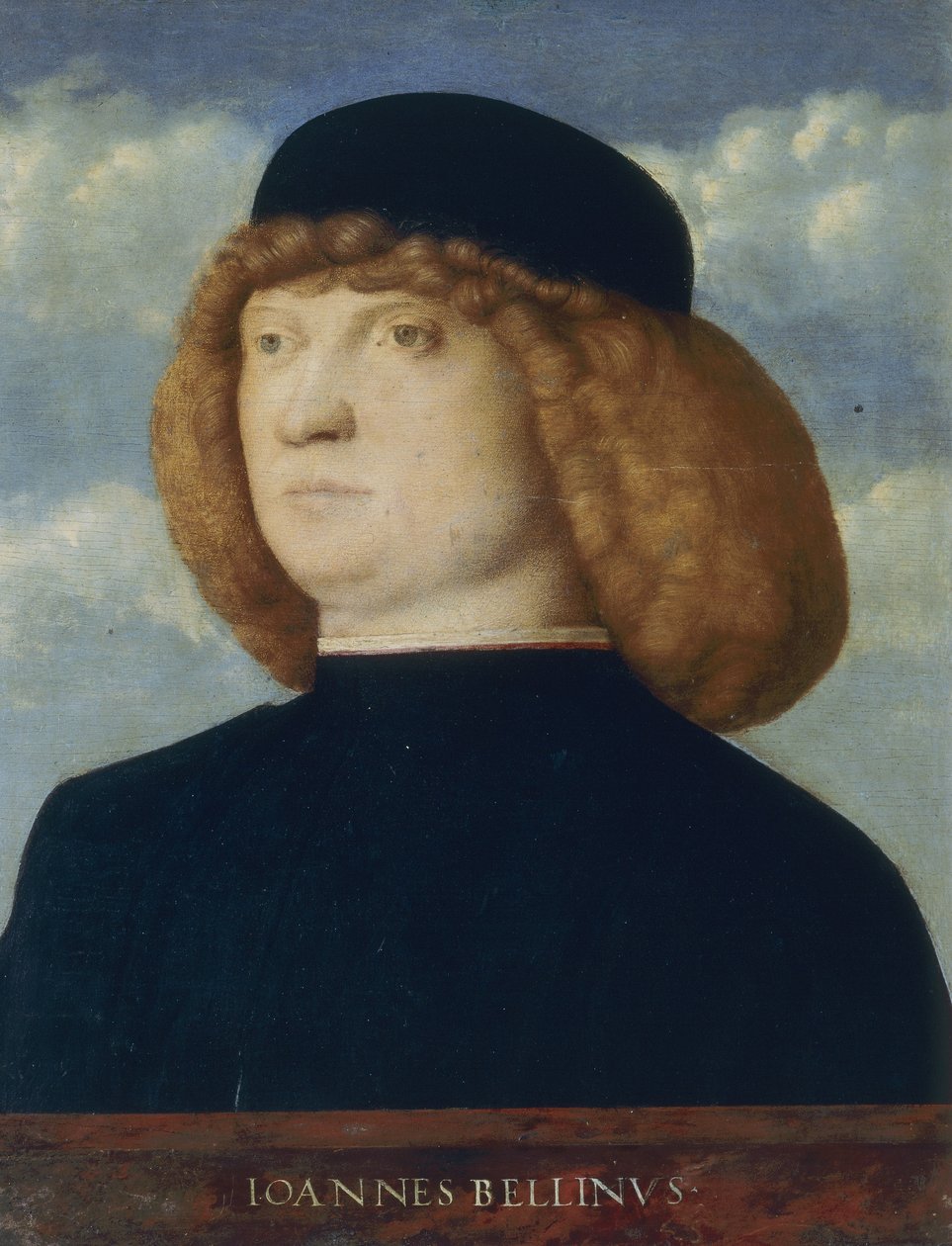 Portret van een jonge man door Giovanni Bellini