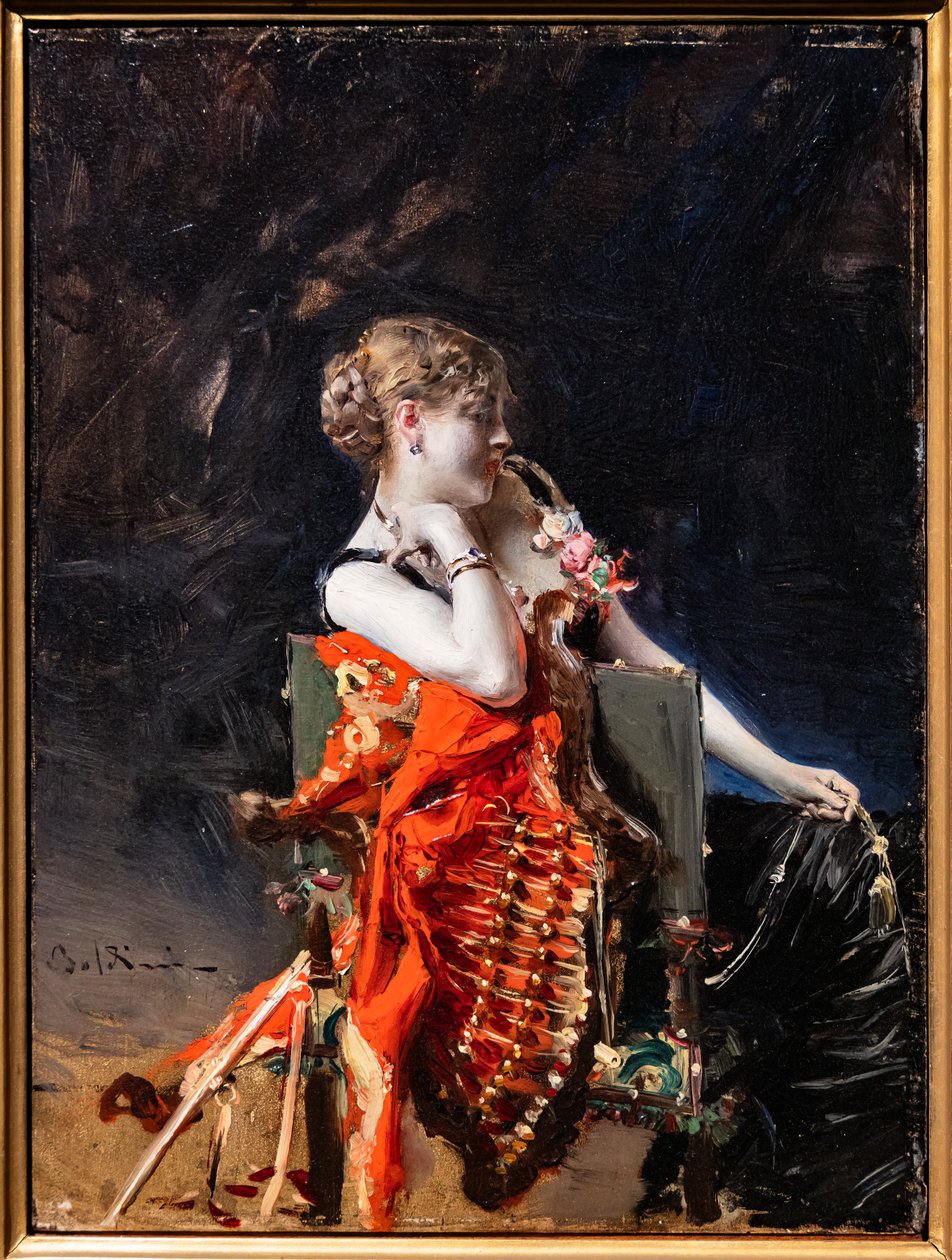 Mevrouw X door Giovanni Boldini