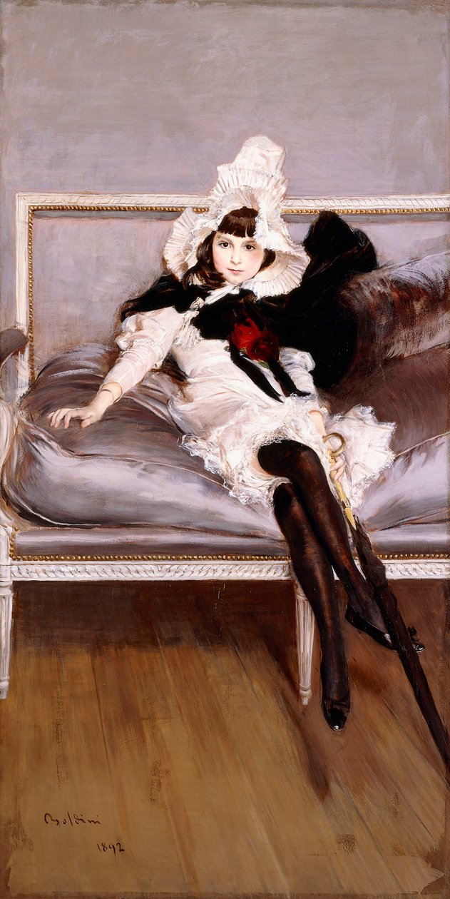Portret van Giovinetta Errazuriz, 1892 door Giovanni Boldini