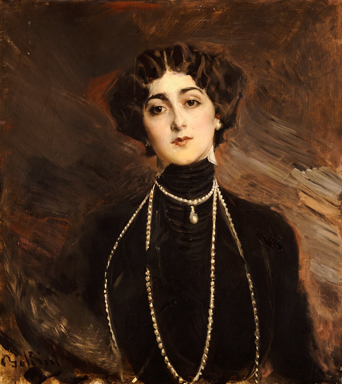 Portret van Lina Cavalieri, c.1901 door Giovanni Boldini