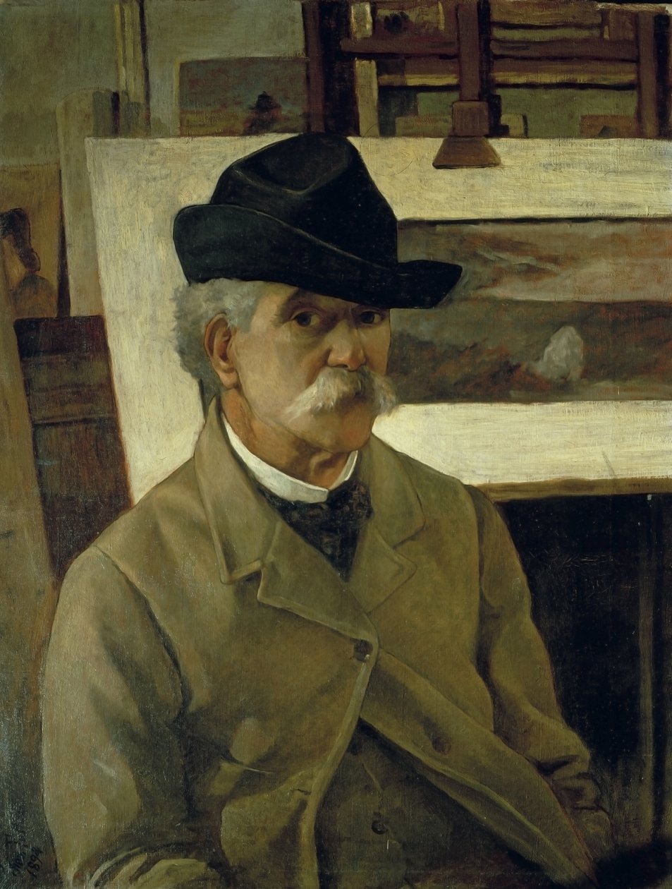 Zelfportret door Giovanni Fattori
