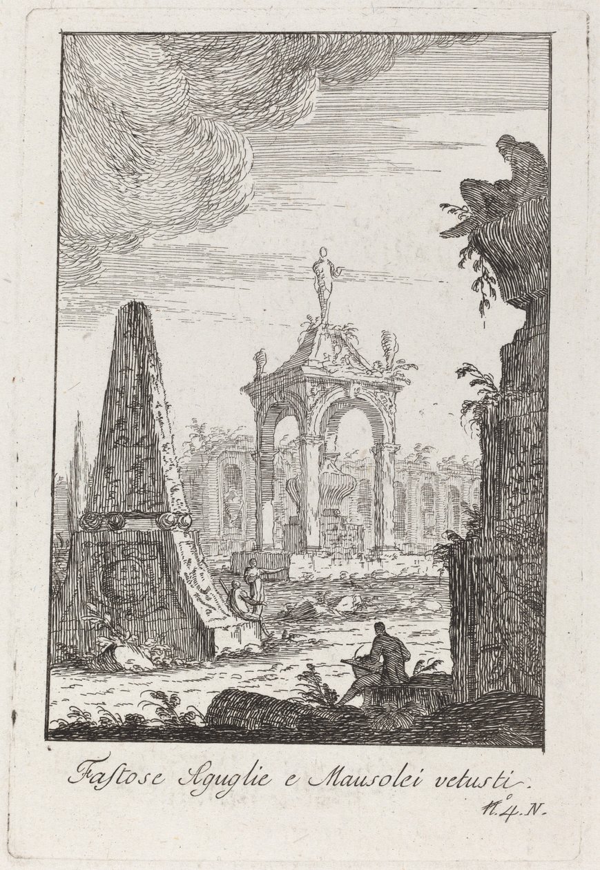 Fastose Aguglie e Mausolei vetusti door Giovanni Francesco Costa