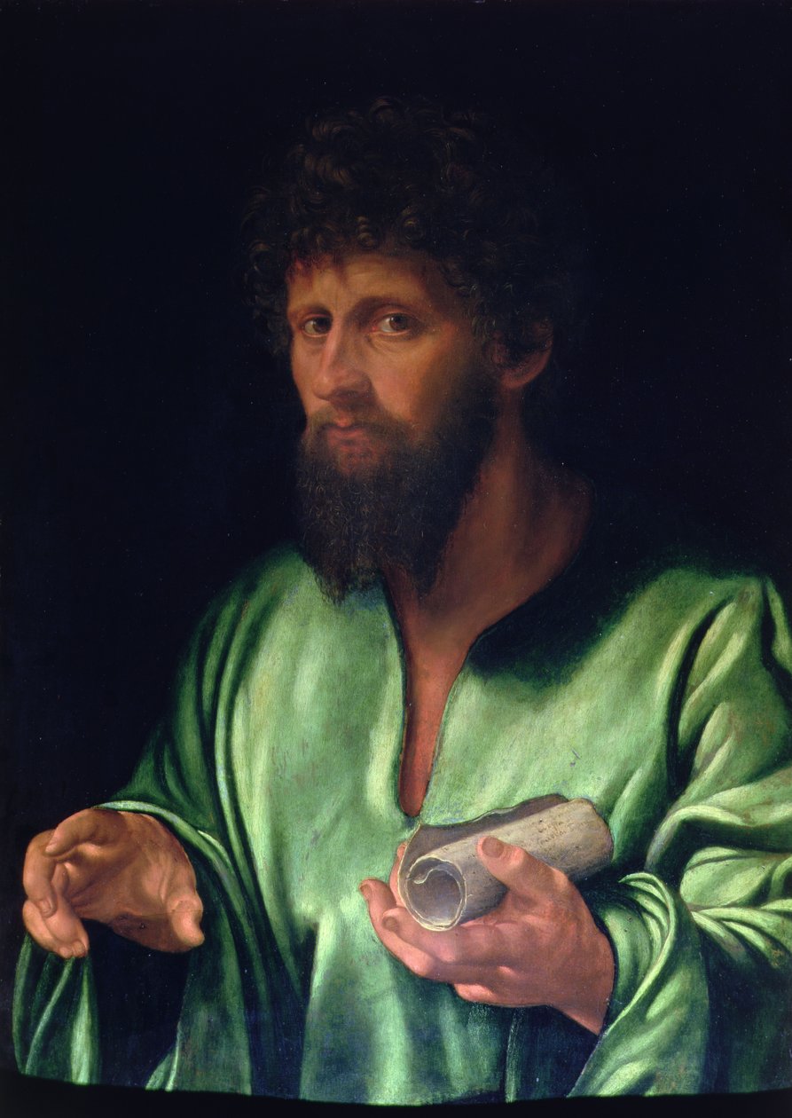 Een filosoof uit de oudheid door Giovanni Girolamo Savoldo