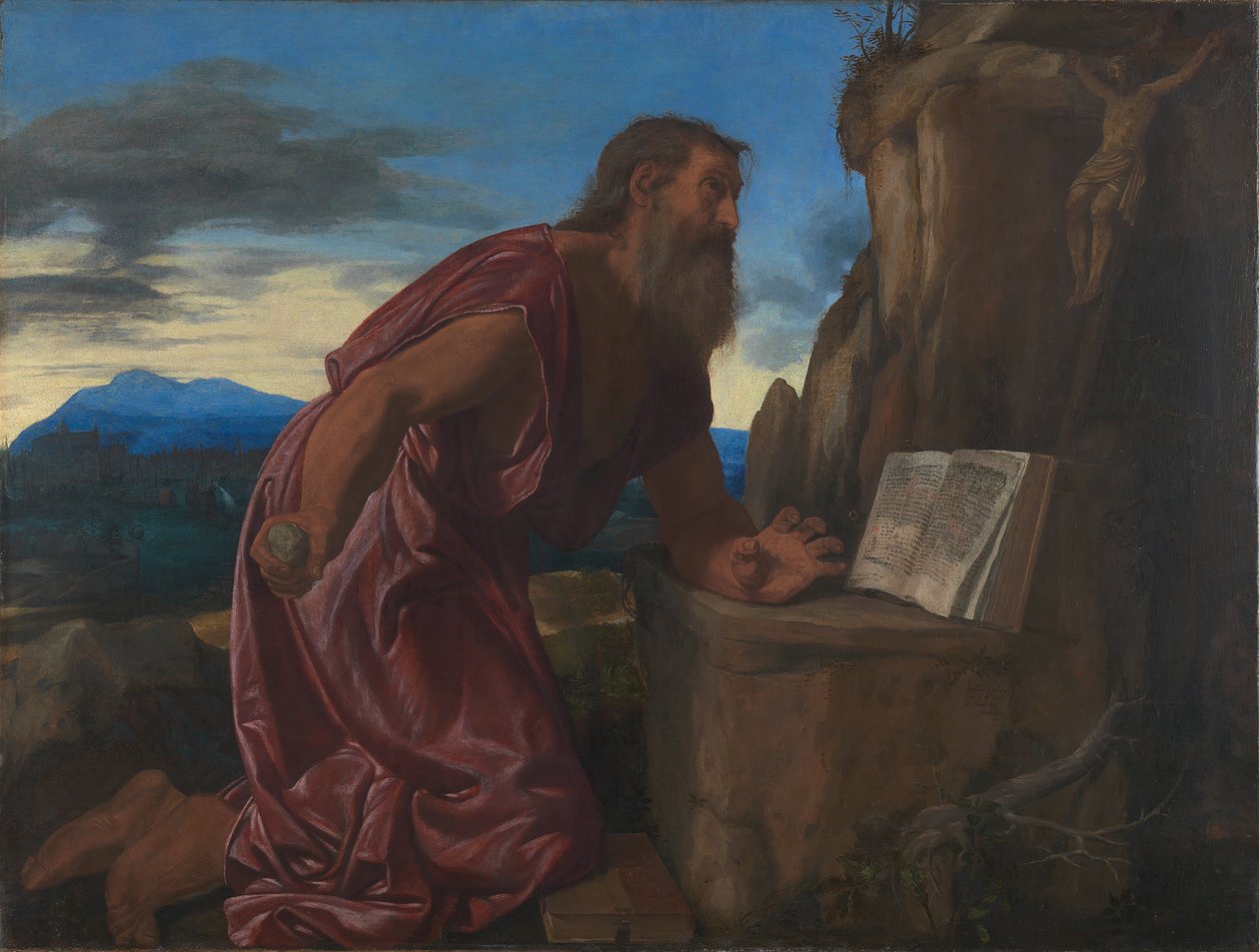 Sint Hiëronymus door Giovanni Girolamo Savoldo