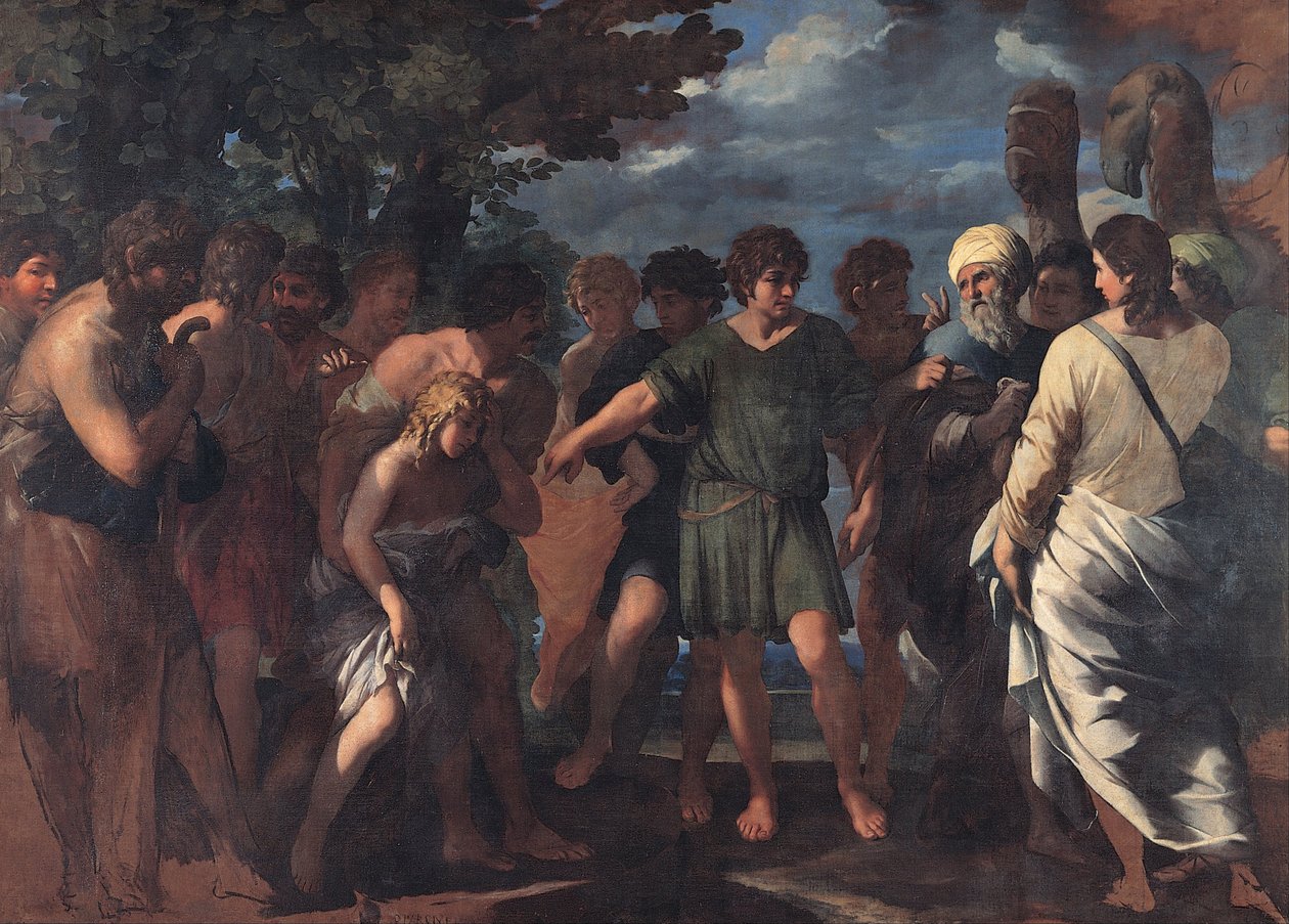 Jozef verkocht door zijn broers, 1636-1641 door Giovanni Maria Bottala