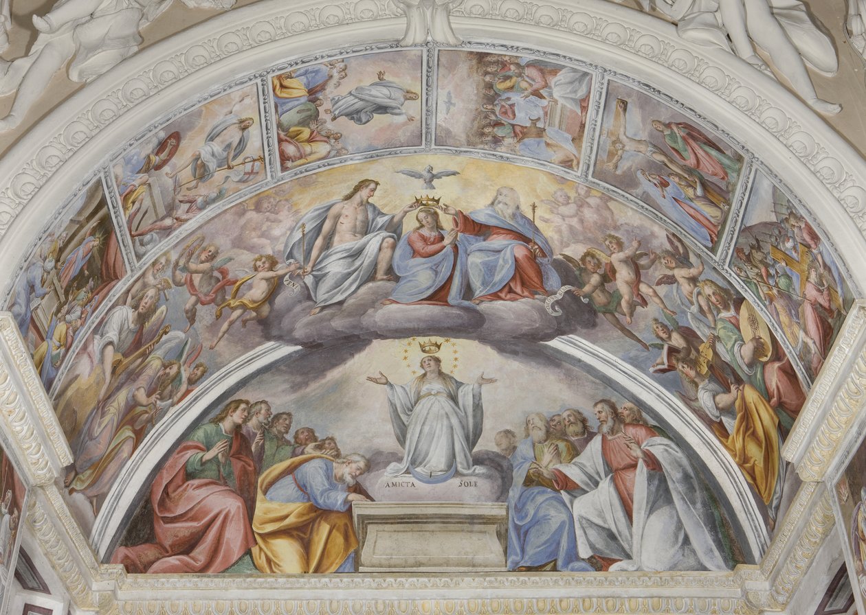 Maagd Annunciate door Giovanni Mauro della Rovere