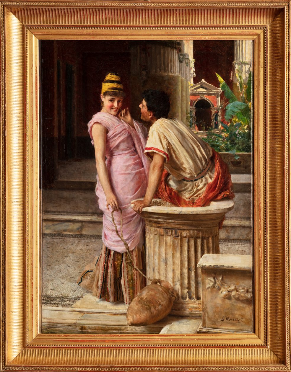 Pompeii scène door Giovanni Muzzioli