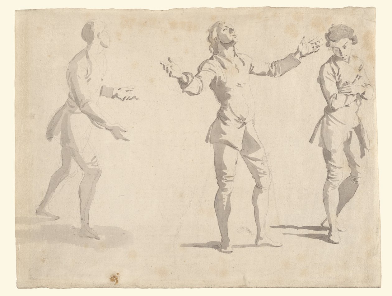 Studies met drie cijfers door Giovanni Paolo Panini
