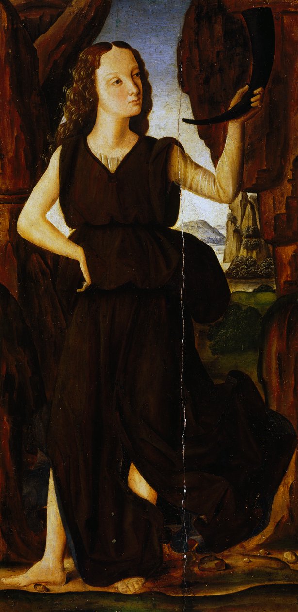 De Muze Melpomene door Giovanni Santi