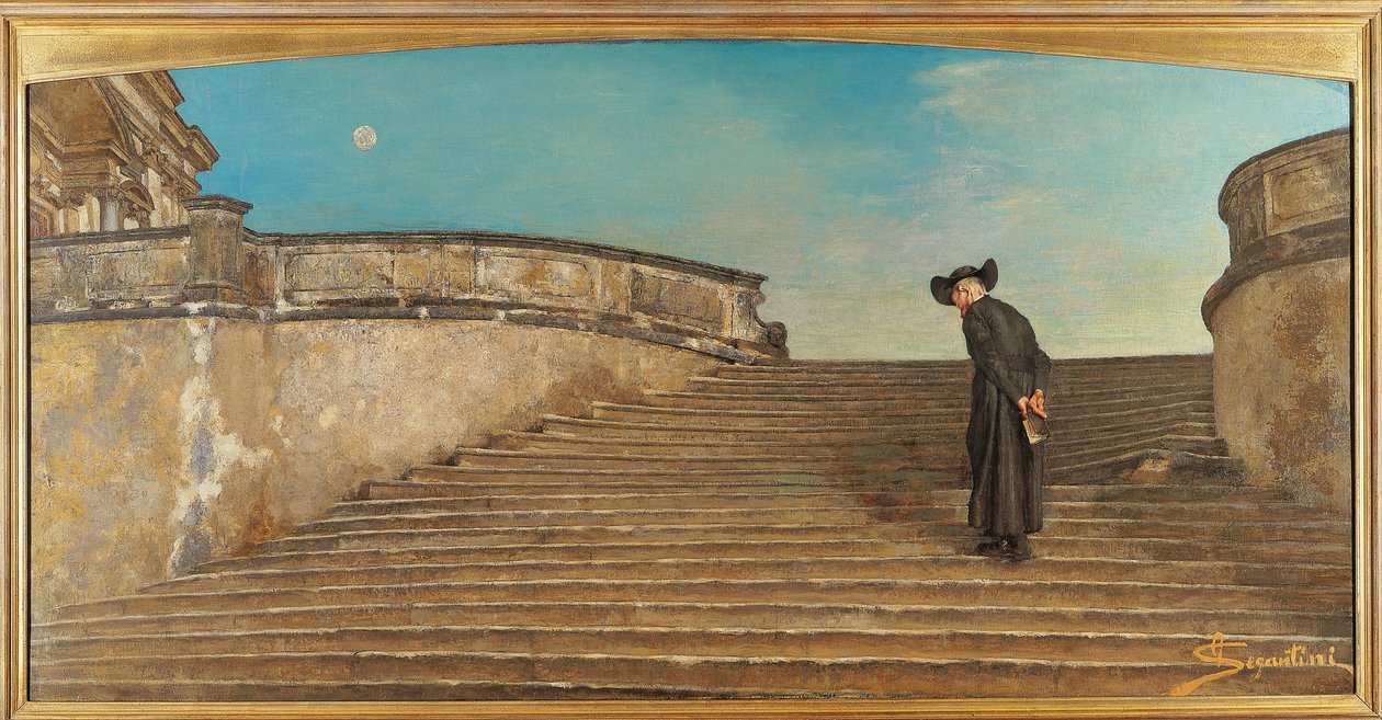 Zwitserland, Saint Moritz, A Messa Prima door Giovanni Segantini