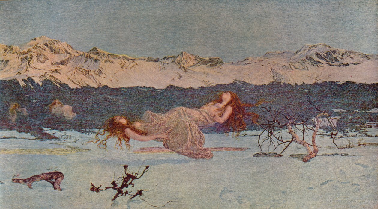 De Straf van Luxe, 1891 1935 door Giovanni Segantini