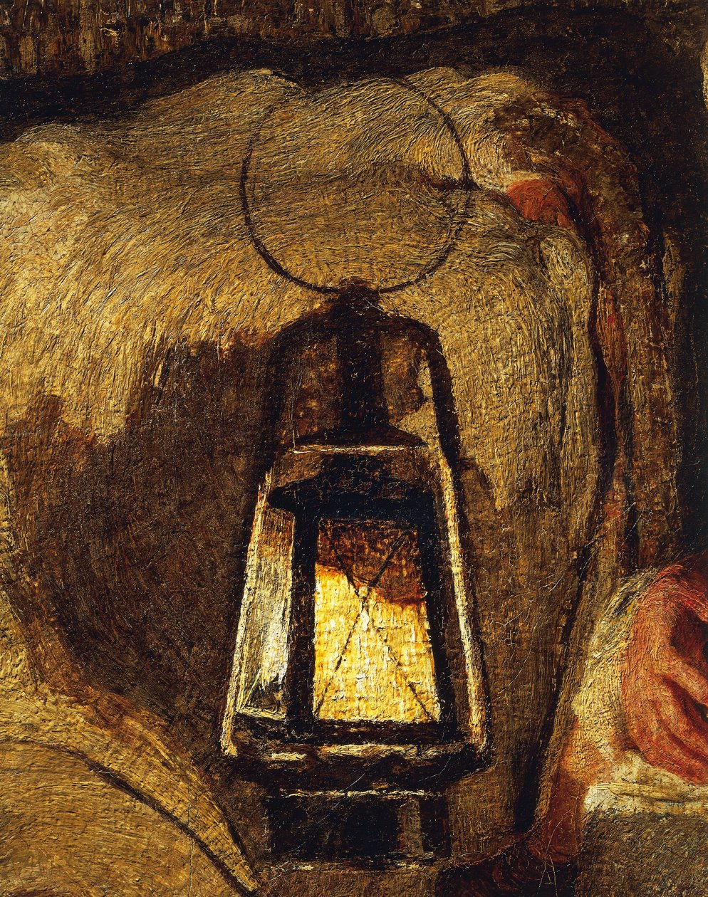 De twee moeders, door Giovanni Segantini (detail) door Giovanni Segantini