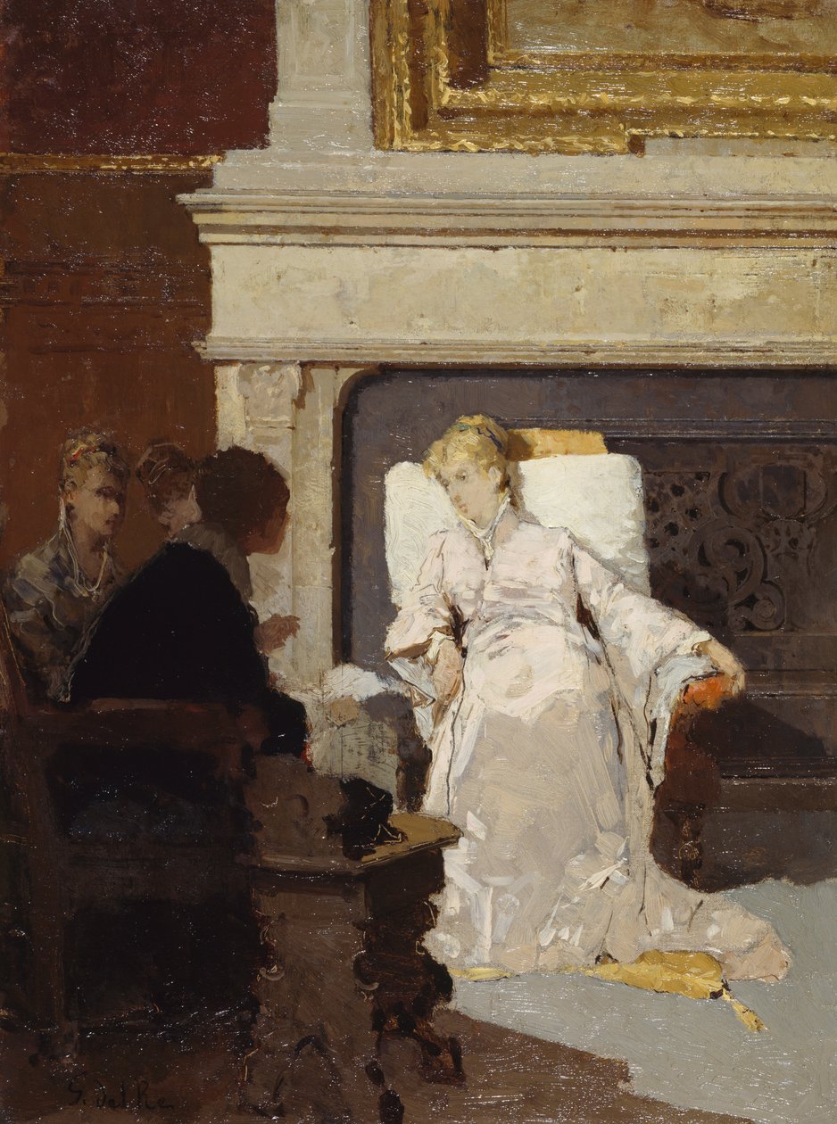 Eleonora en dichter Tasso door Giovanni del Re