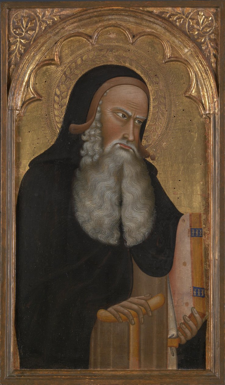 Sint Antonius, ca 1350 door Giovanni di Nicola