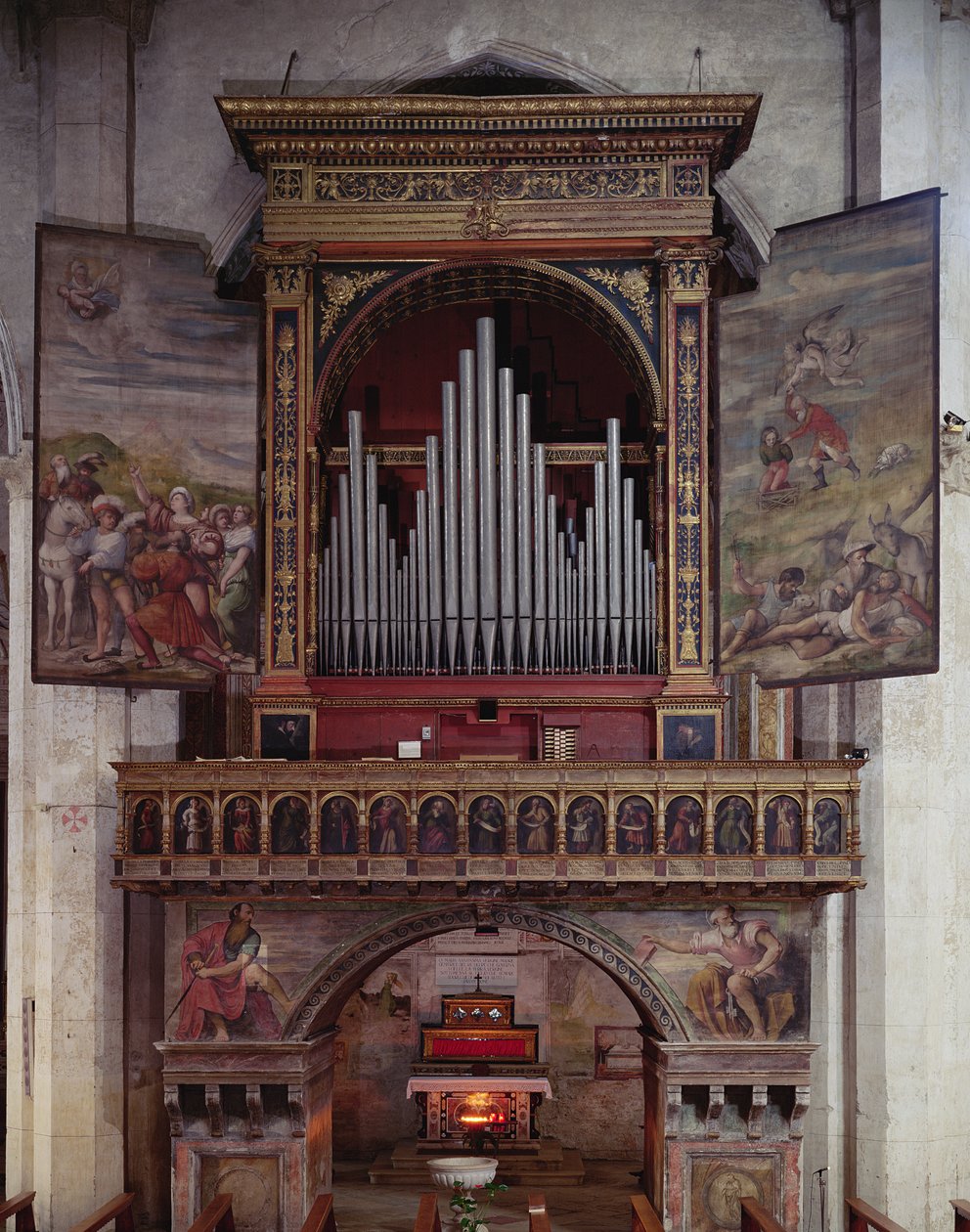 Orgel van St. Andrea, 1525 door Girolamo di Romana