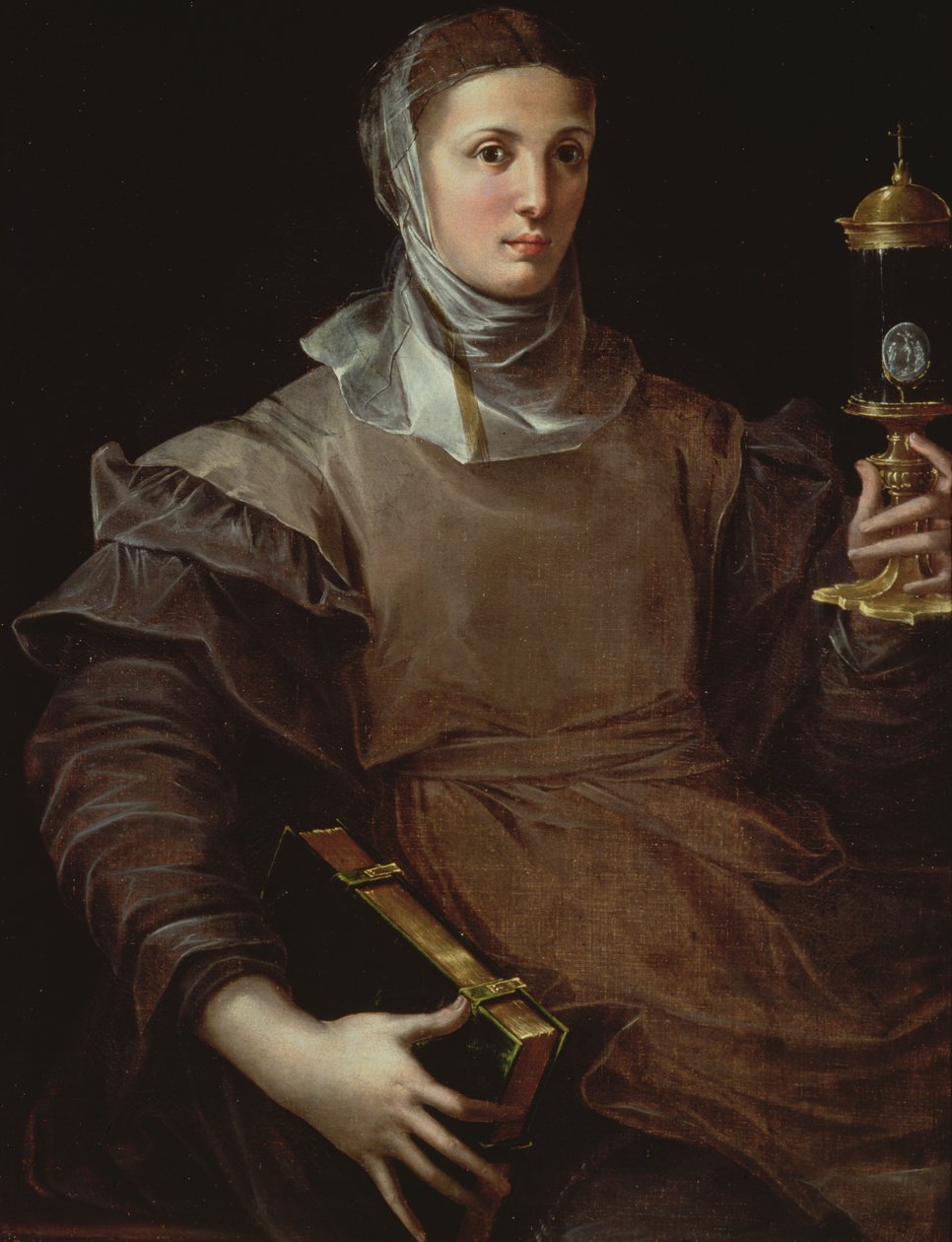 Sint-Clara, 1530 door Girolamo Mazzola Bedoli