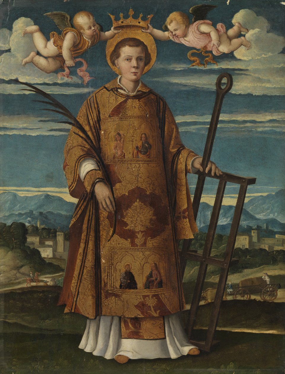 Sint Laurentius, c.1520-30 door Girolamo da Santacroce