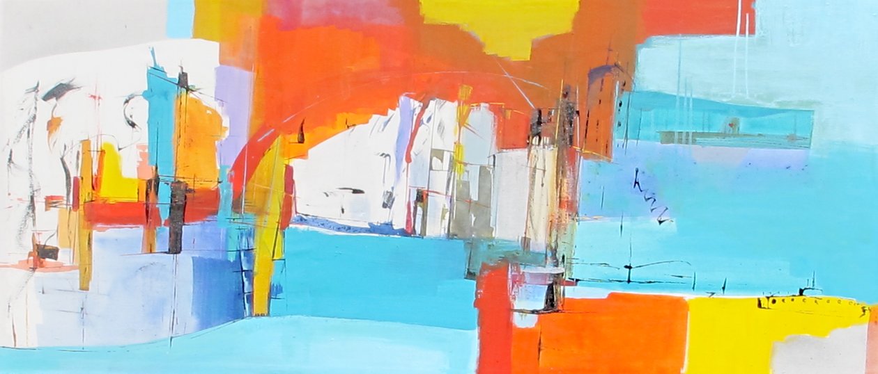 becauseilikeit (schilderij) door Gisela Gaffoglio