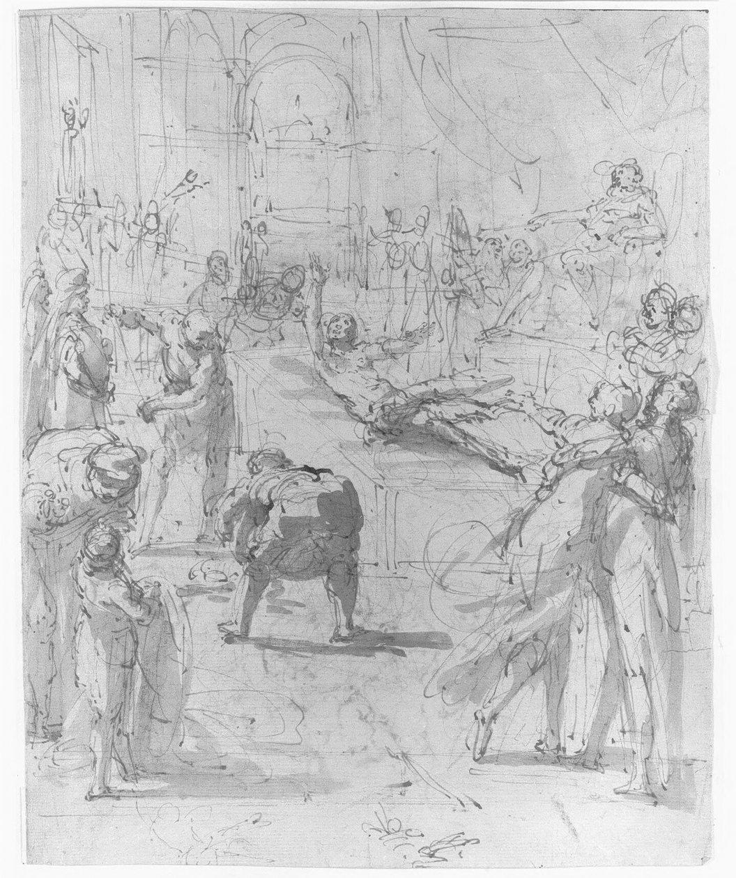 Martelaarschap van St. Laurentius door Giulio Benso