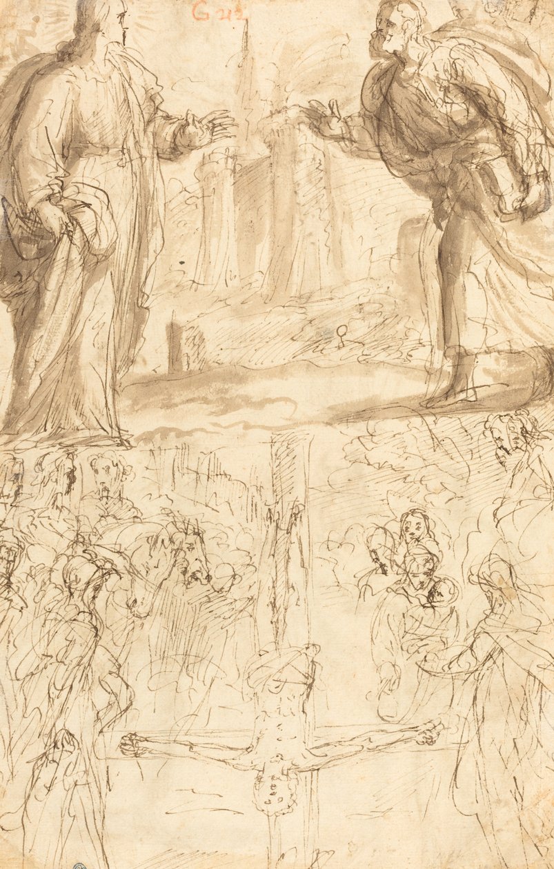 Kruisiging van Sint-Pieter door Giulio Cesare Procaccini