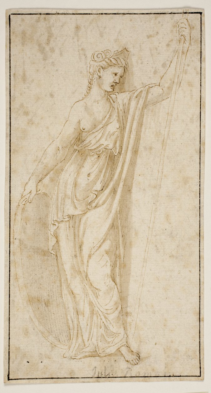 Athena door Giulio Romano