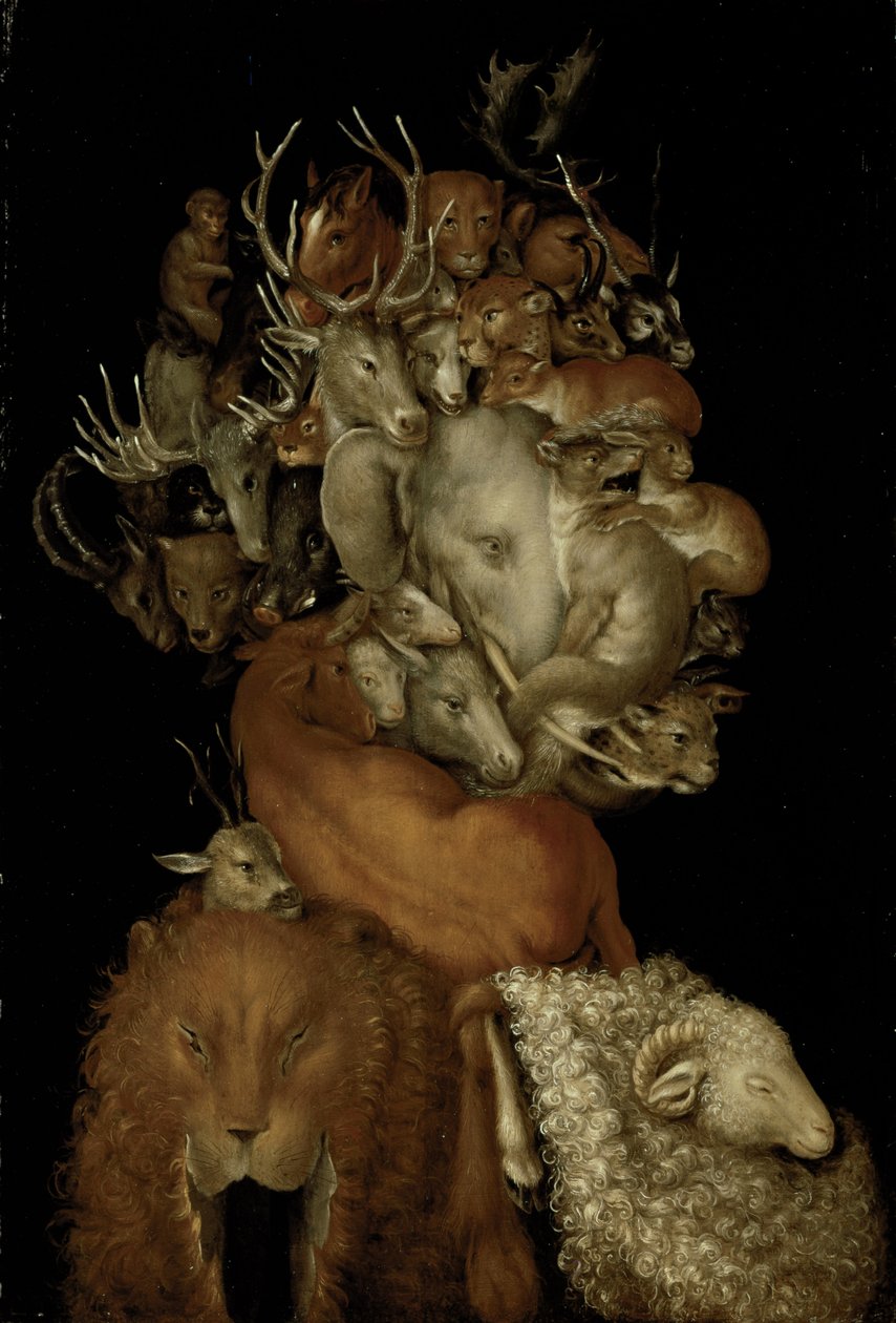Aarde, ca. 1570 door Giuseppe Arcimboldo
