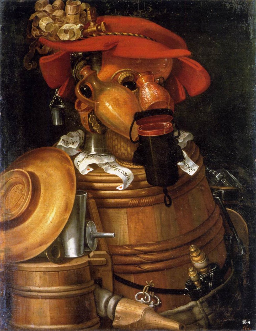 De ober door Giuseppe Arcimboldo