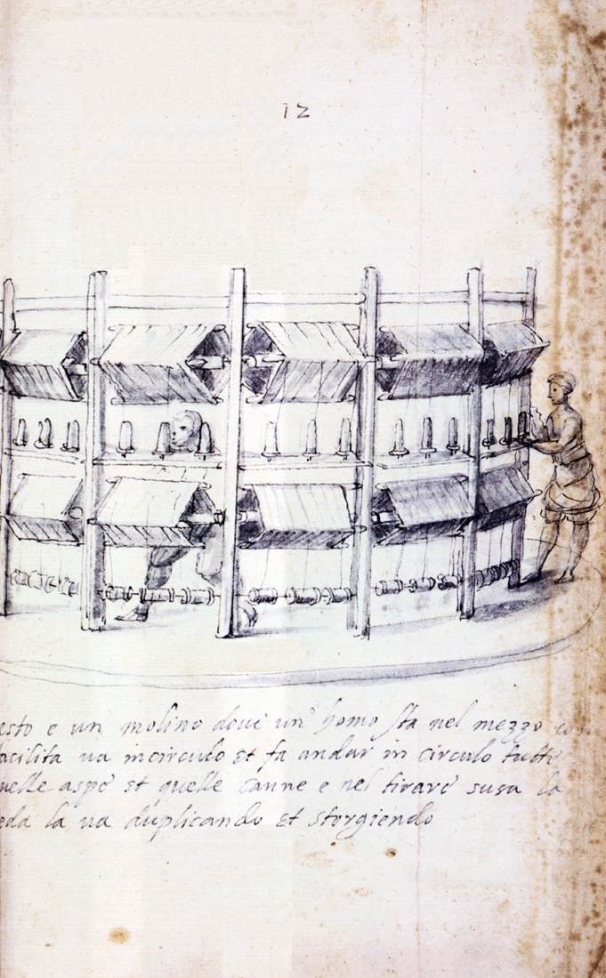 Verhandeling over zijdecultuur en -productie door Giuseppe Arcimboldo