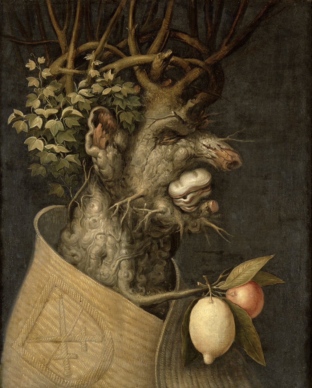Winter door Giuseppe Arcimboldo