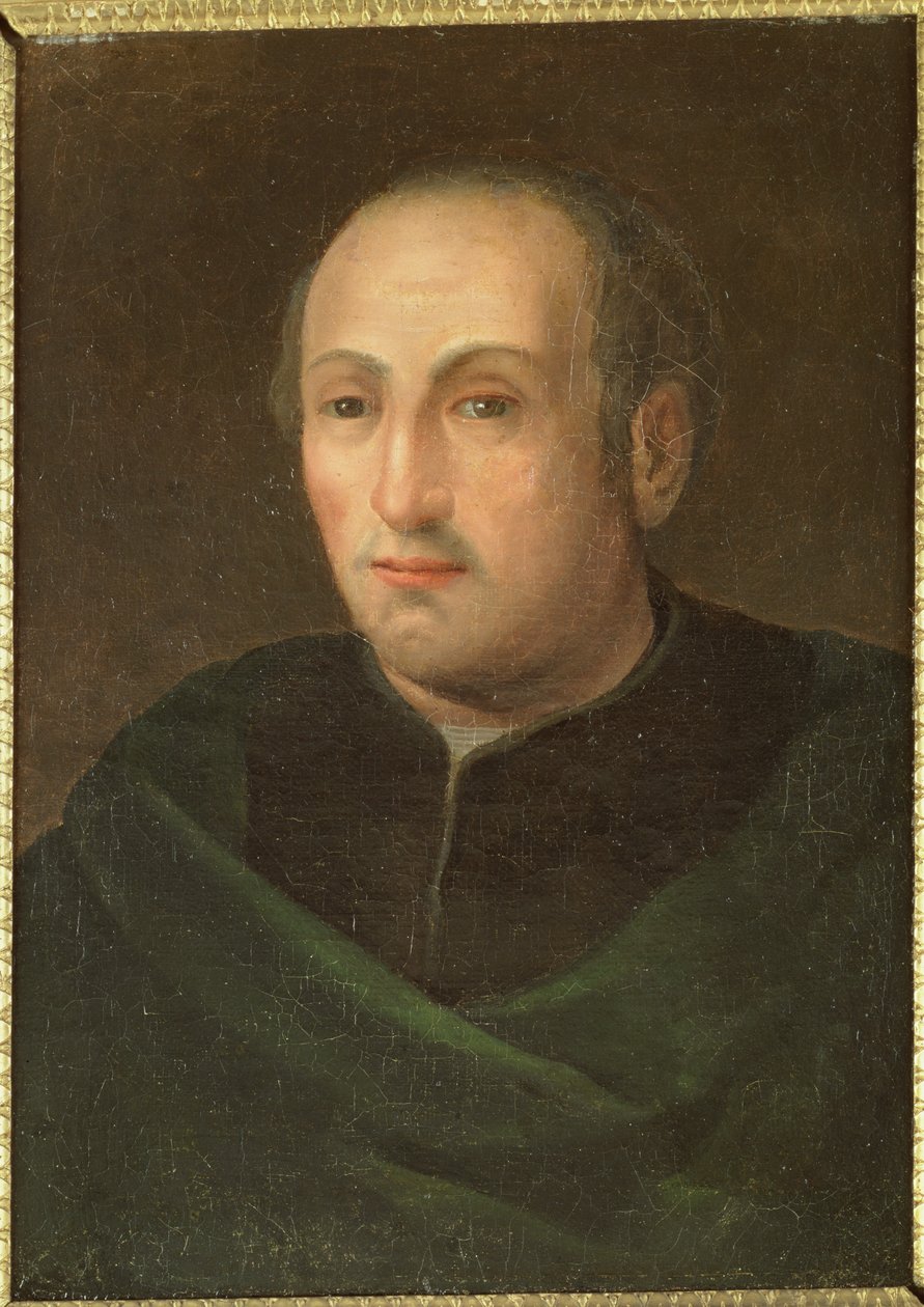 Christoffel Columbus (ca. 1451-1506), naar een schilderij in de Uffizi, 1788 door Giuseppe Calendi