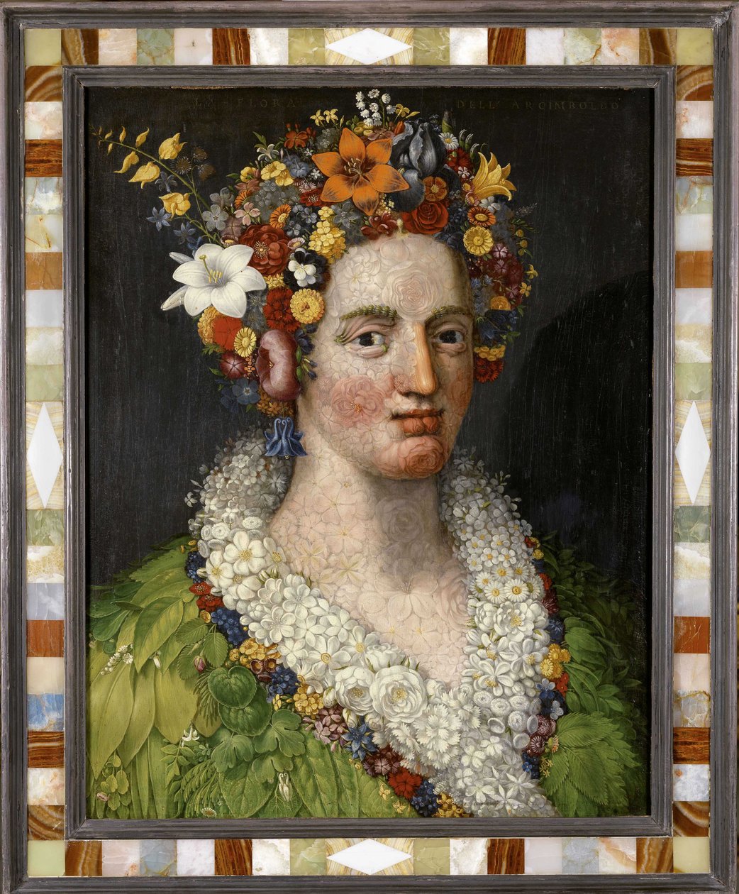 Flora, 1589 door Giuseppe Arcimboldo