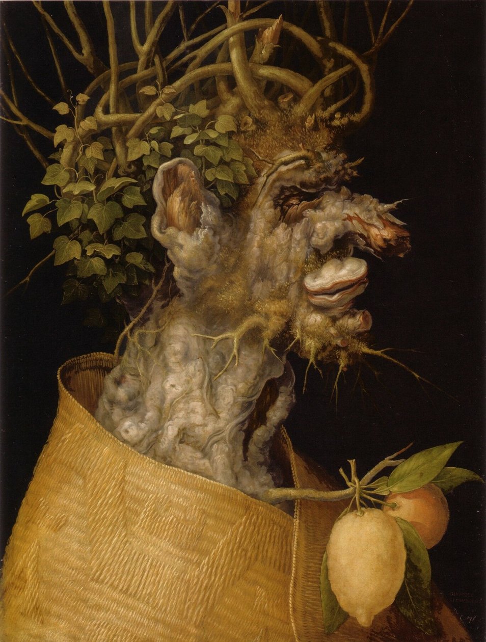Duits: Winter Allegorie van de winter door Giuseppe Arcimboldo
